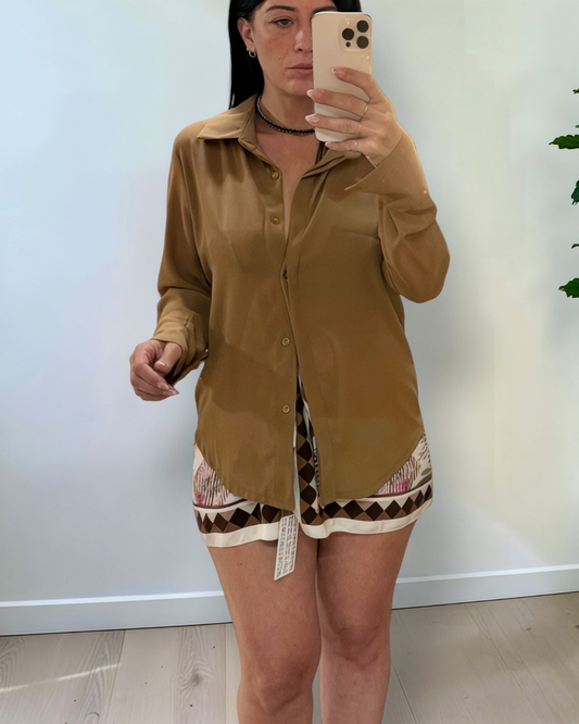 Camicia Grace Basic a Maniche Lunghe