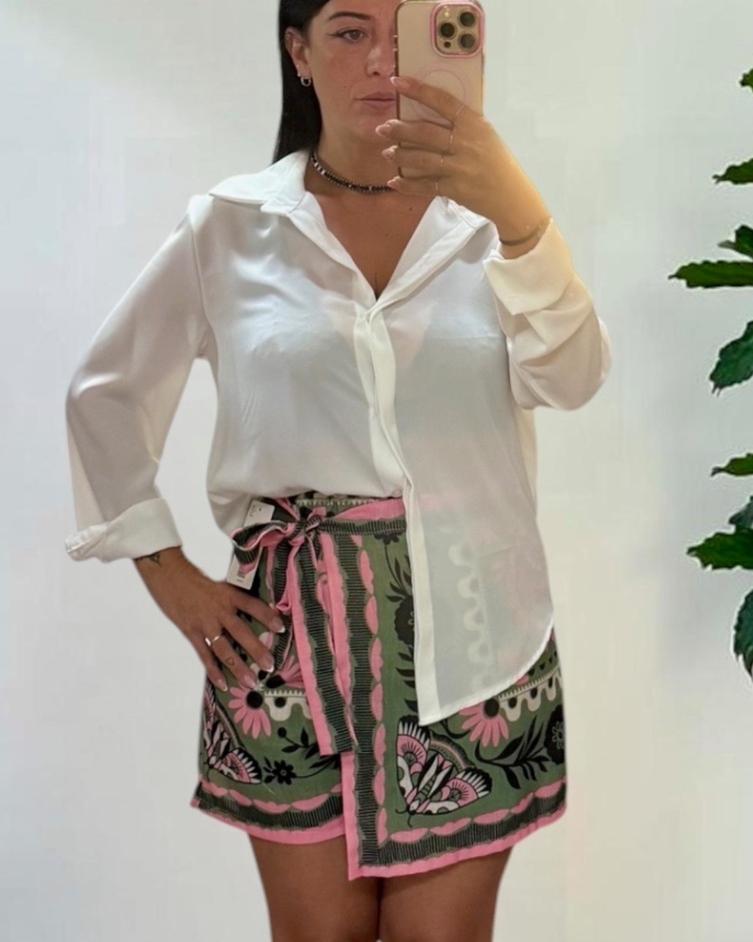 Camicia Grace Basic a Maniche Lunghe