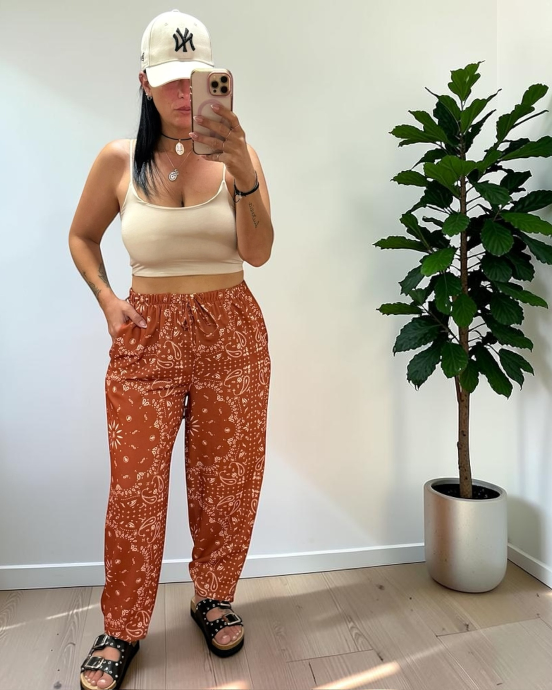 Pantaloni Marrakesh in Cotone con Elastico