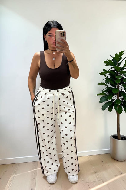 Pantaloni Chicago a Palazzo con Vita Elasticizzata