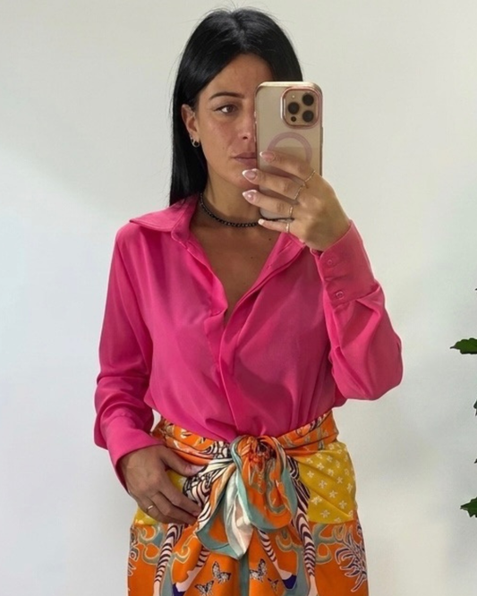 Camicia Grace Basic a Maniche Lunghe