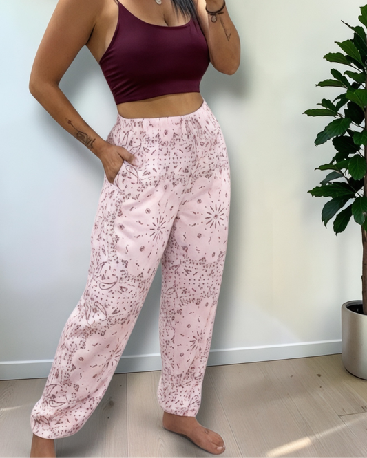 Pantaloni Marrakesh in Cotone con Elastico